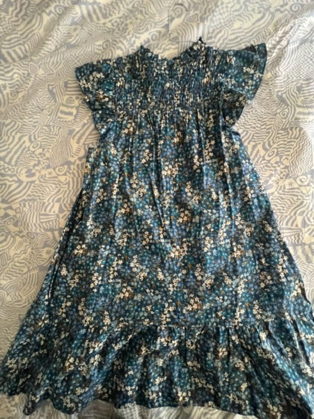 Sea New York Cotton Floral Liberty Print Lissa Dress, Size M